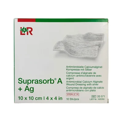 SUPRASORB A Ag – L&R Suprasorb A Ag apósito de alginato con plata – L&R
