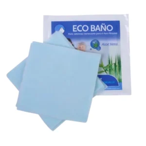 Eco Baño Aloe Vera – Paño jabonoso 20×20 cm