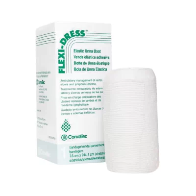 Flexi-Dress Elastic Unna Boot venda elástica adhesiva 7,6 cm × 9,14 m – ConvaTec