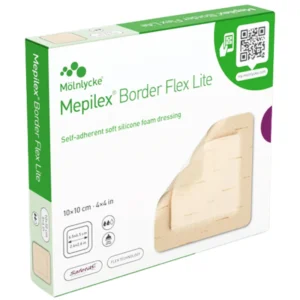 Mepilex Border Flex Lite apósito de espuma delgado con borde de silicona – Mölnlycke