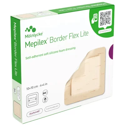 Mepilex Border Flex Lite apósito de espuma delgado con borde de silicona – Mölnlycke