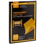 Apósito Medline TheraHoney HD Sheet con miel de Manuka Ref. MNK0087
