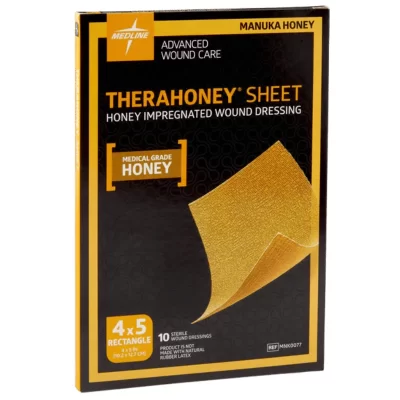 Apósito Medline TheraHoney Sheet con miel de Manuka Ref. MNK0077