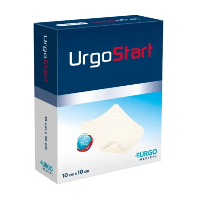 UrgoStart – Apósito Interfaz TLC No Adherente 10×10 cm UrgoStart 10×10 cm — apósito de interfaz TLC no adherente URGO Medical